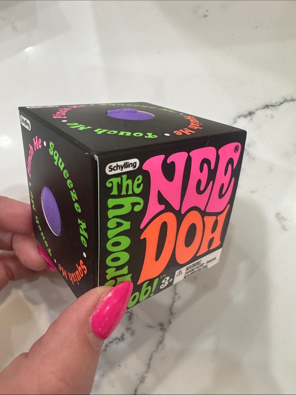 Schylling The Nee Doh the Groovy Glob purple